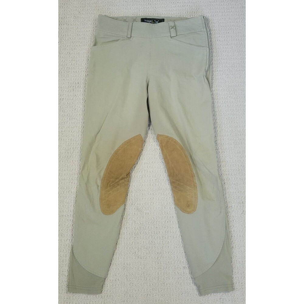 Tredstep Ireland Solo Breeches Womens Tan Size 28R Knee Patch